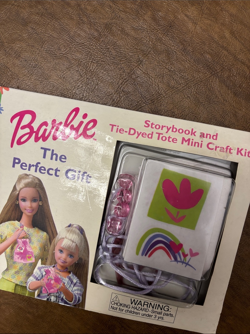 Barbie Tie-Dyed Tote Mini Craft Kit - Pink & Green Accents
